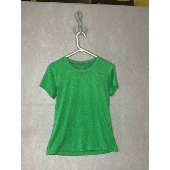 Nike Tops - SOLD Nike Dri Fit Bright Green T Shirt Medium Regular Fit Womens Activewear EUC